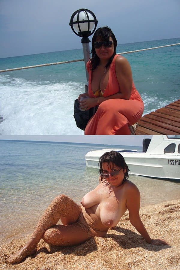 Как выглядят девушки на пляже без купальника 3 фото