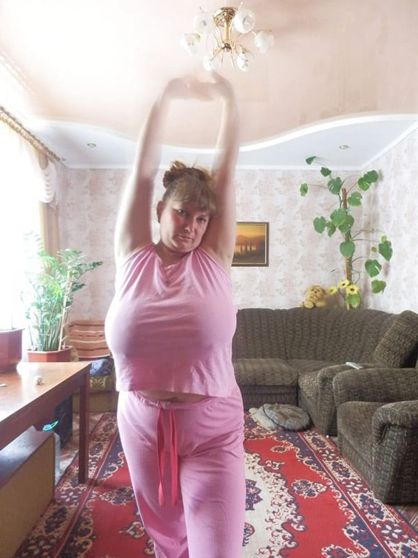 Большие русские сиськи в одежде и без 9 фото