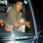 Подловили японцев трахающихся в авто