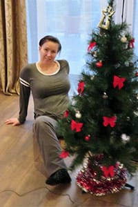 Новогодняя домашка с русской милфой