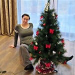Новогодняя домашка с русской милфой