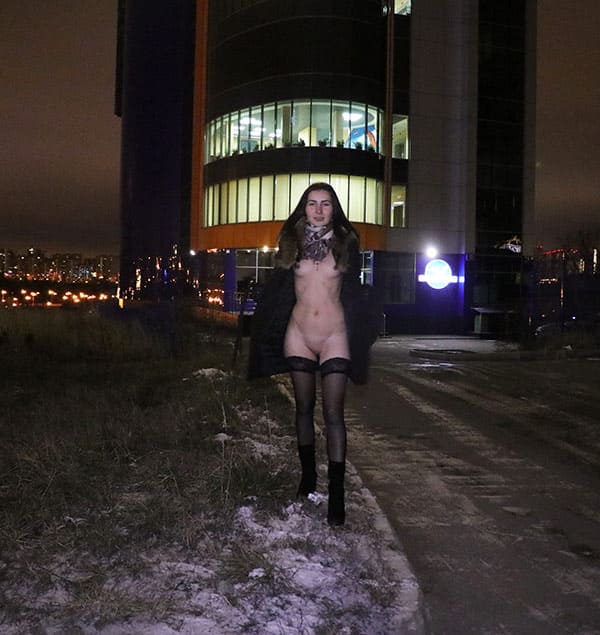 Зимние засветы жены на районе 11 фото