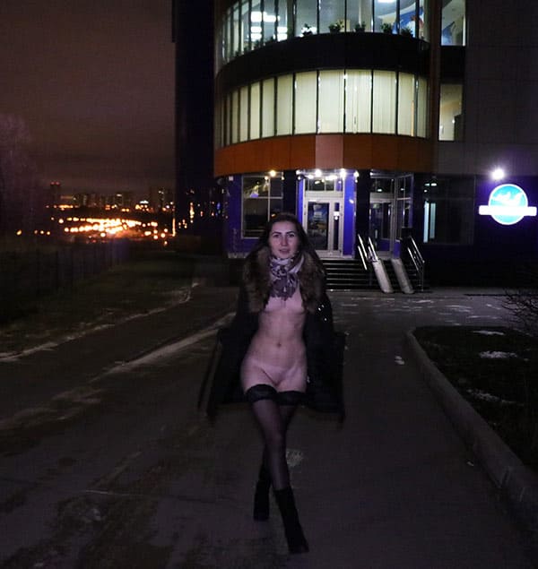 Зимние засветы жены на районе 13 фото