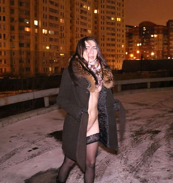 Зимние засветы жены на районе 19 фото