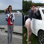 Любительские фото одетых и раздетых девушек