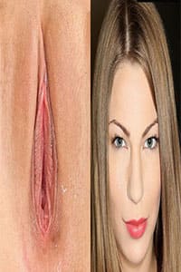 Лицо VS Пизда. Сравниваем как выглядит лицо и киска девушек